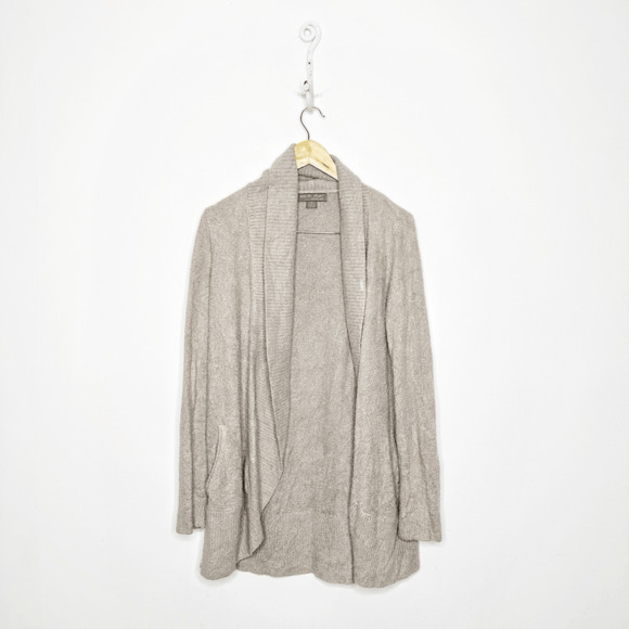 BAREFOOT DREAMS CozyChic Lite Circle Cardi Deep Taupe 423 womens medium M - Picture 1 of 6
